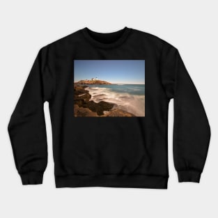 Nubble Light in York ME Cape Neddick Crewneck Sweatshirt